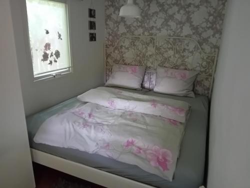 Ένα ή περισσότερα κρεβάτια σε δωμάτιο στο Apartmány Villa Magnolie