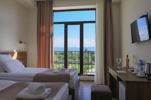 Katil atau katil-katil dalam bilik di In Gremi Hotel