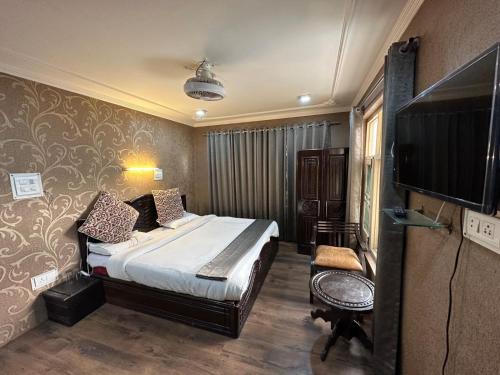 TV a/nebo společenská místnost v ubytování Lidder view Resorts