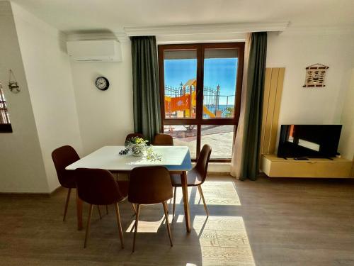 Zona de estar de Apartment complex Mirage of Nessebar