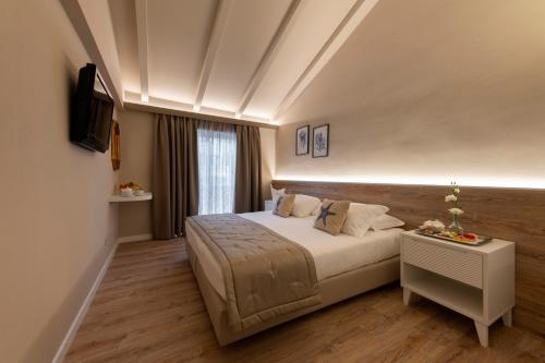 Postel nebo postele na pokoji v ubytování Hotel Hannover