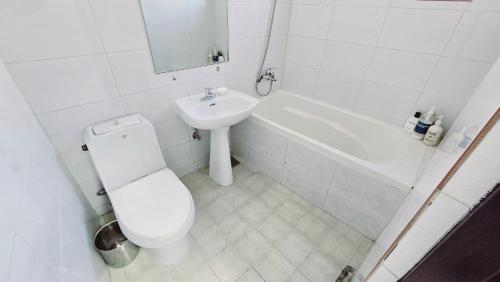 Koupelna v ubytování Time Stay