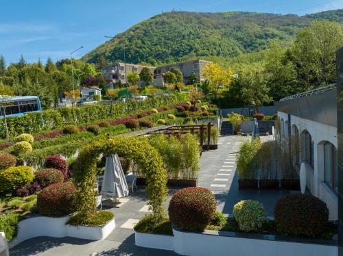 un jardín en la azotea de un edificio en Bhotel, en Lagonegro