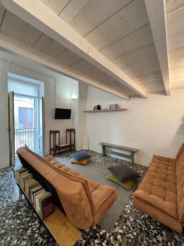 Χώρος καθιστικού στο Casa Ombretta