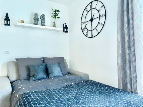 Ένα ή περισσότερα κρεβάτια σε δωμάτιο στο Appartement en centre-ville