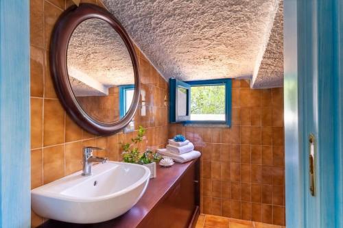 Et badeværelse på Villa Mario & Anna Carloforte