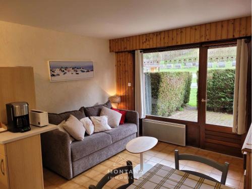 Studio cosy avec jardinet, près des pistes et centre, 4/5 pers, Le Grand-Bornand - FR-1-458-184