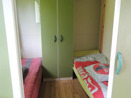 Postel nebo postele na pokoji v ubytování CHALET 4 personnes maxi tout confort location en gîte