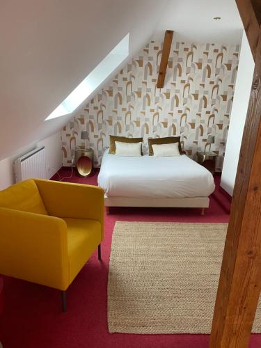 Postel nebo postele na pokoji v ubytování Duplex de caractère - 200m2