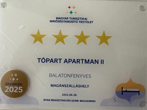 TópART Apartman II 8646 Balatonfenyves, Fogoly utca 4 kép - 3