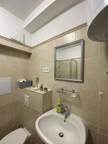 Kúpeľňa v ubytovaní Harley Apartman