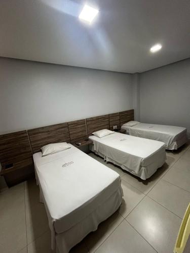 Ένα ή περισσότερα κρεβάτια σε δωμάτιο στο Hotel Vale da Serra