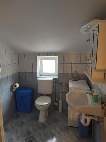 Kúpeľňa v ubytovaní Blue apartment