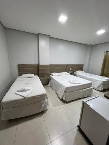 Ένα ή περισσότερα κρεβάτια σε δωμάτιο στο Hotel Vale da Serra