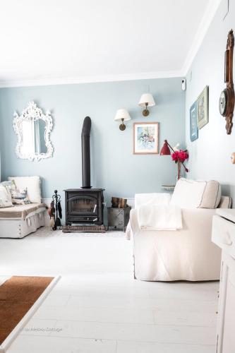 Χώρος καθιστικού στο Beatrice Cottage