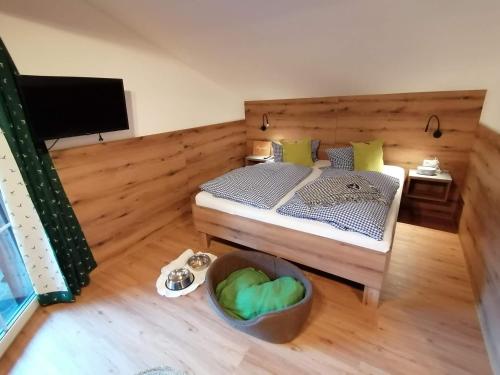 TV a/nebo společenská místnost v ubytování Haus Bergliebe