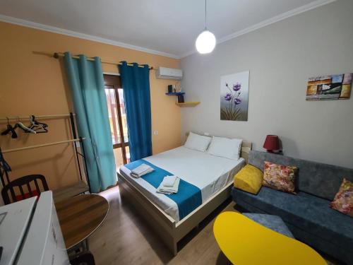 Postel nebo postele na pokoji v ubytování My Apartments Durres