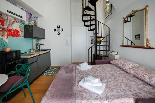 Ένα ή περισσότερα κρεβάτια σε δωμάτιο στο A casa do Caliaru