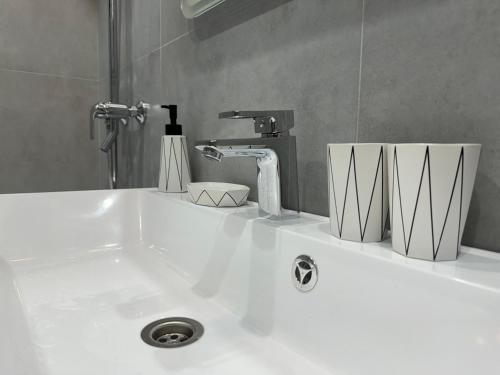 Salle de bains dans l'établissement Шикарная квартира в центре! Делаем документы!