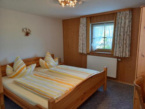 Postel nebo postele na pokoji v ubytování Haus Zaineck