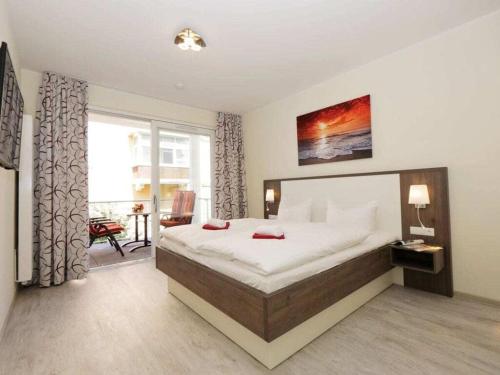 Postel nebo postele na pokoji v ubytování Beach Residence 1 10 Else Marie