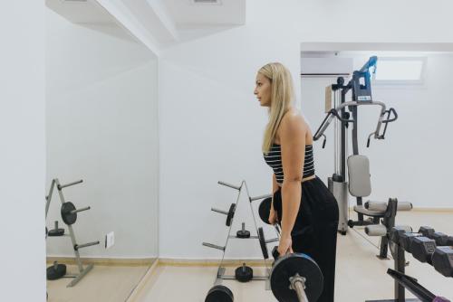 Fitnes oz. oprema za telovadbo v nastanitvi Aegean Palace