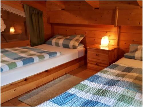 Katil atau katil-katil dalam bilik di Milena - Hut No 12 Comfortable Vacation Home