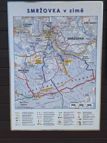 a map of the sinemorella v line at Dvouložnicový apartmán Sluníčko in Zásada