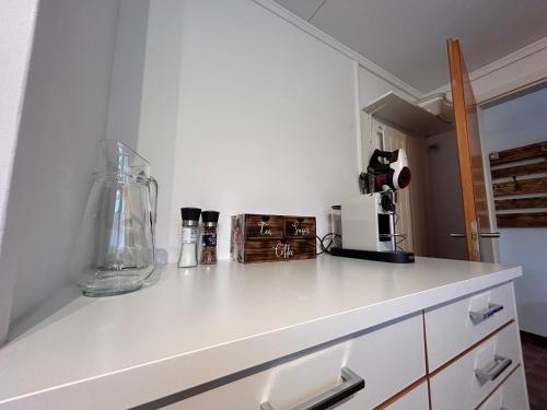 Cucina o angolo cottura di Ferienwohnung mit Aussicht