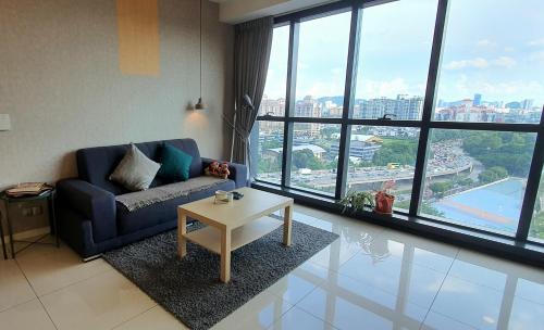 Posezení v ubytování M City Ampang MY