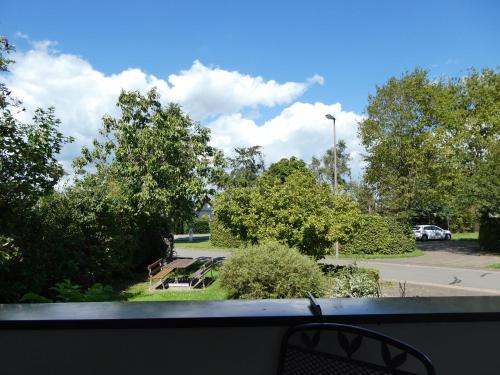 a view of a park from a balcony at Waldesblick, Hotel-Restaurant in Lahr