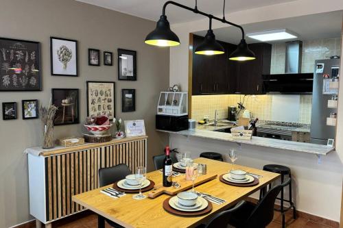 Køkken eller tekøkken på Priver cinema at home