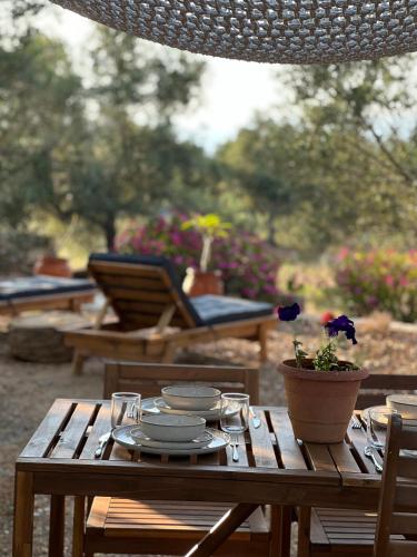 Κήπος έξω από το Earthouse Rethymno