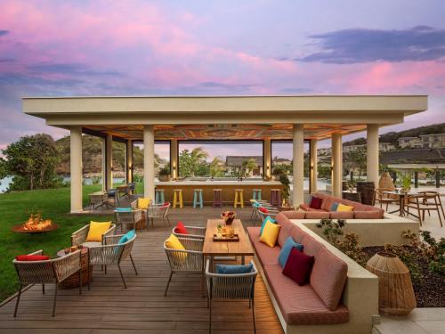 Six Senses La Sagesseにあるシーティングエリア