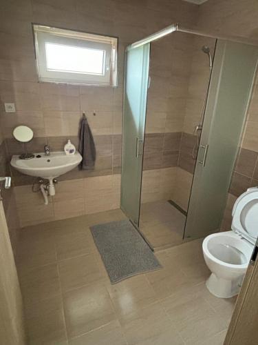 Koupelna v ubytování Apartmán Kilián