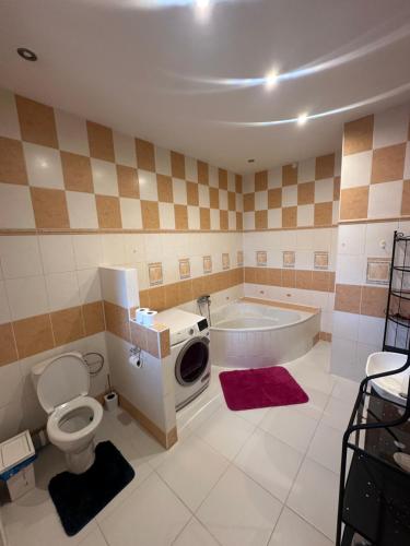 Koupelna v ubytování Apartmán na horách