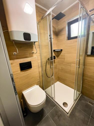 Koupelna v ubytování Apartments Dida Šime