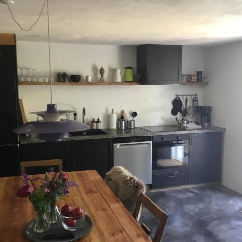Køkken eller tekøkken på Marielyst B&B - Apartments