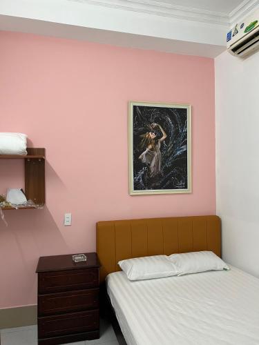 Postel nebo postele na pokoji v ubytování An Gia Motel