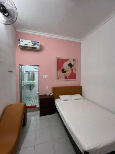 Postel nebo postele na pokoji v ubytování An Gia Motel