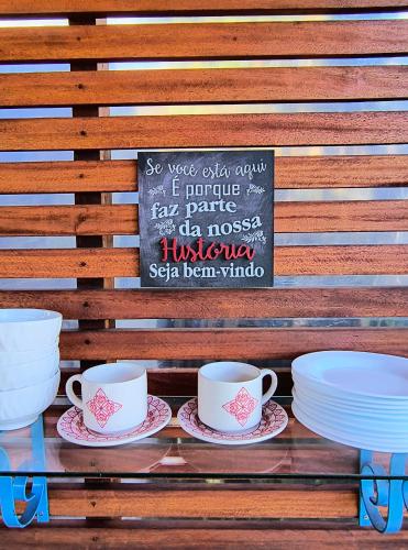 Utensilios para hacer té y café en Chalés Lanelli