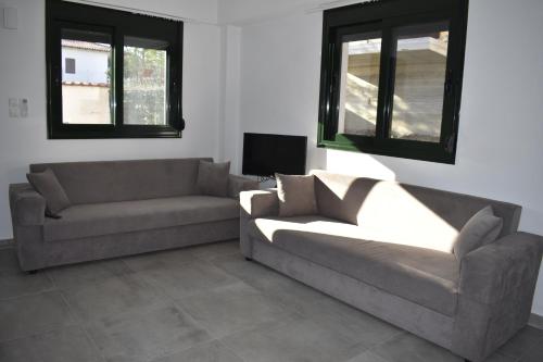 Χώρος καθιστικού στο Irina's Apartment 2