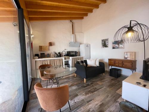 Et opholdsområde på Casa da Figueira - Guest House