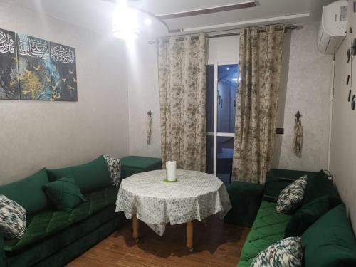 Posezení v ubytování luxe appartement saidia