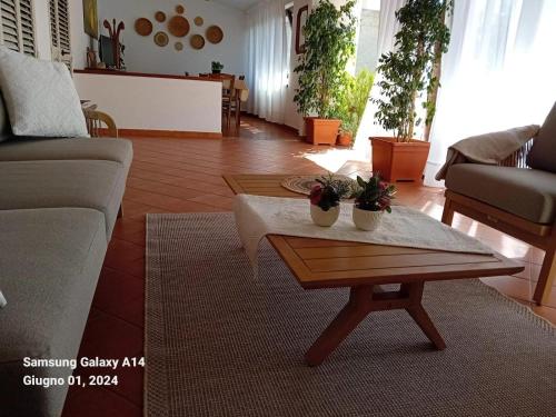 Posezení v ubytování casa del Sole