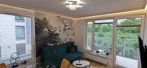 FLOU Przystań Letnica 79, parking & 700m plaża