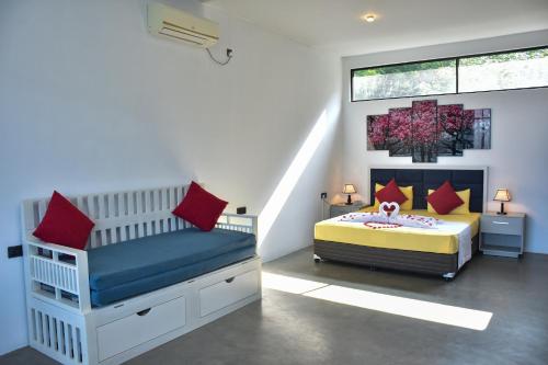 Cama o camas de una habitación en Victoria Hideout