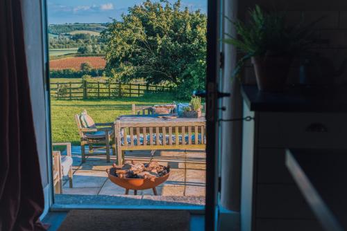 Balcon ou terrasse dans l'établissement The Dovecote in Seaton, Rutland