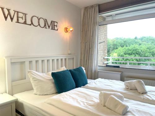 Postel nebo postele na pokoji v ubytování Studio-Apartment im Haus Frauenpreiss FeWo 404