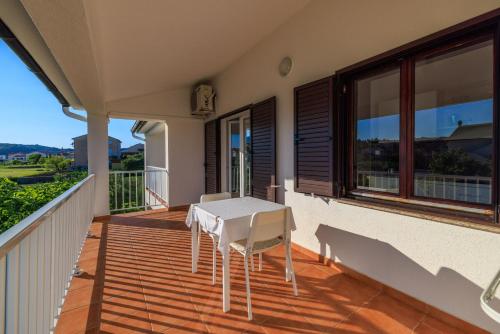 Balkoni atau teres di Apartments Biserka